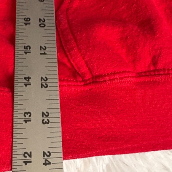 Gildan Red Heavy Blend Hoodie Kansas City Chiefs - Picture 6 of 8